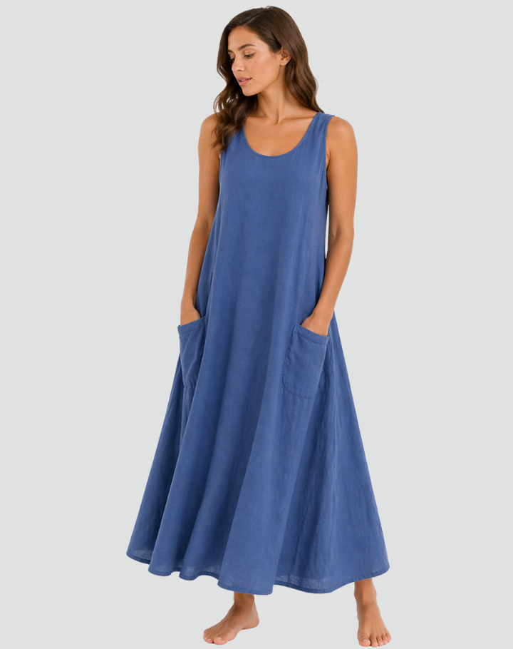 Womens_Linen_Maxi_Dress_Loose_Fit_with_Pockets_5