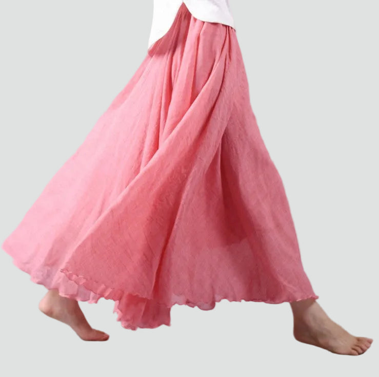Womens_Linen_Maxi_Skirt_Chic_Flowy_Boho_7