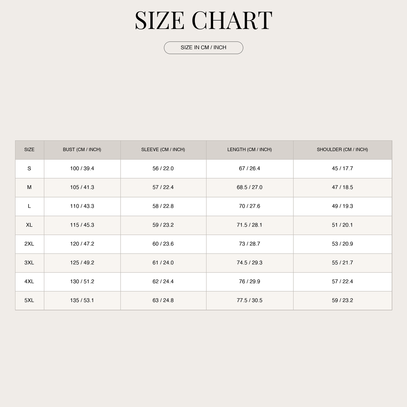 Women's Long Fleece Vest – Elegant Warm Full Zip & Practical Pockets size chart