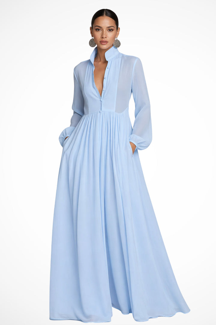 Womens_Long_Sleeve_Maxi_Dress_With_Pockets_and_Button_Placket_1