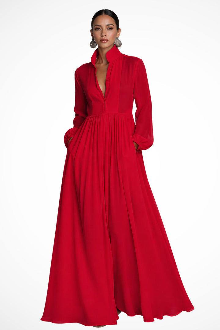 Womens_Long_Sleeve_Maxi_Dress_With_Pockets_and_Button_Placket_4