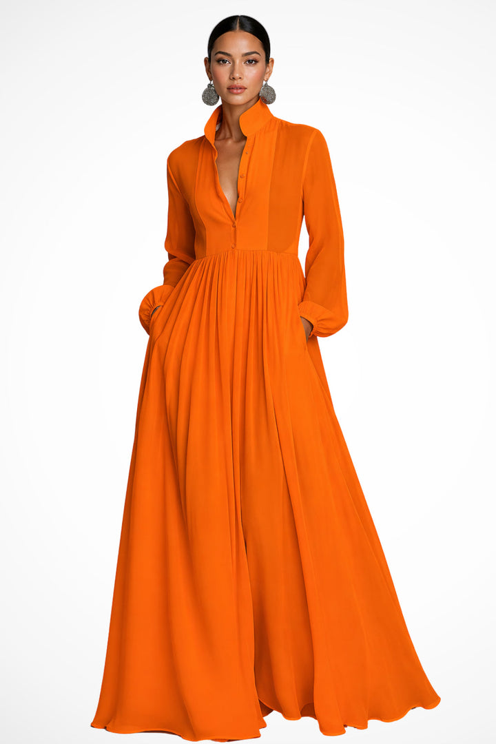 Womens_Long_Sleeve_Maxi_Dress_With_Pockets_and_Button_Placket_6