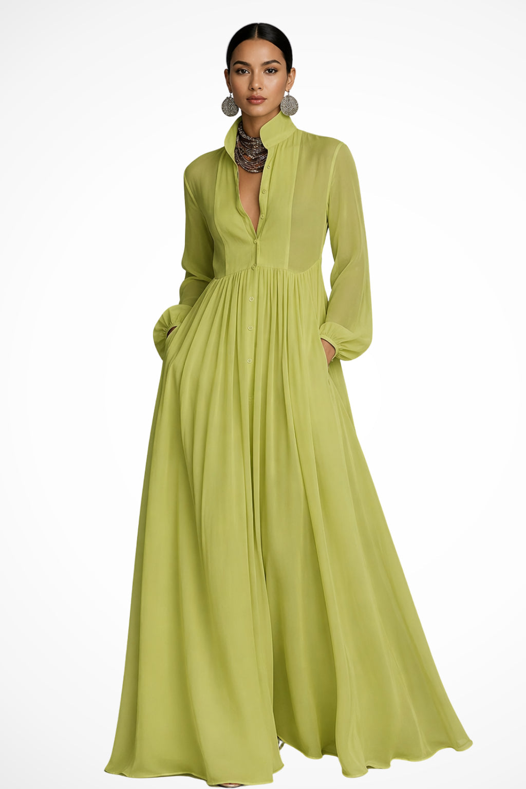 Womens_Long_Sleeve_Maxi_Dress_With_Pockets_and_Button_Placket_7