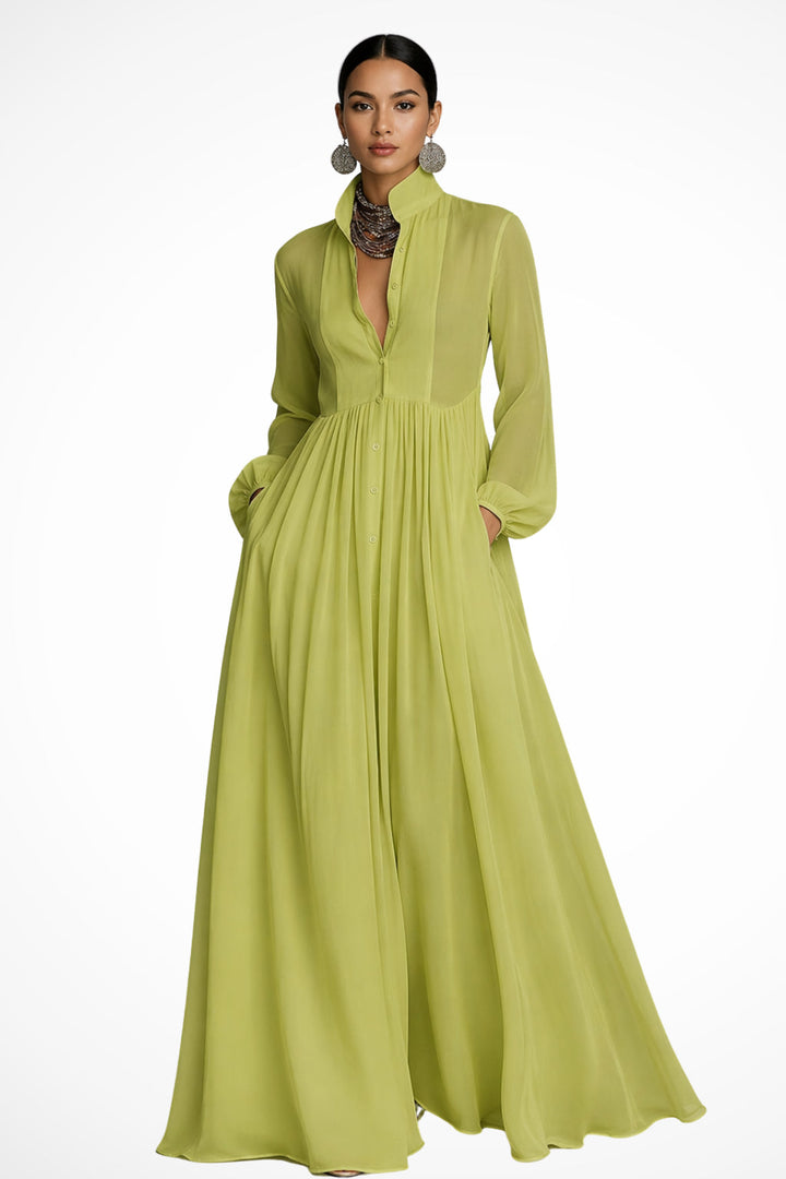 Womens_Long_Sleeve_Maxi_Dress_With_Pockets_and_Button_Placket_7