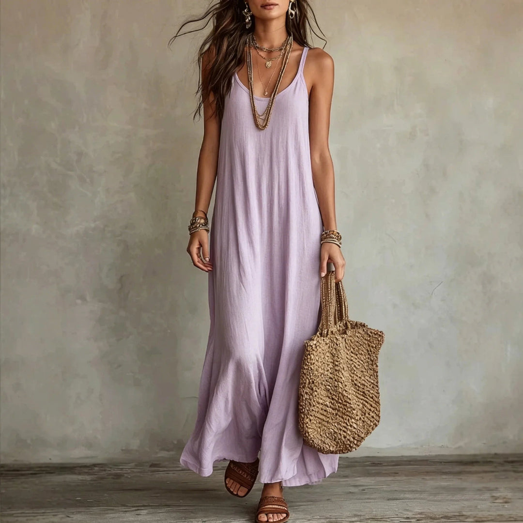 Womens_Loose_Cami_Maxi_Dress_Flowing_with_Spaghetti_Straps_4