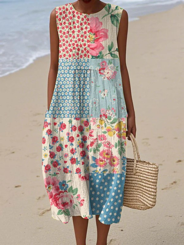 Womens_Loose_Summer_Dress_Sleeveless_with_Light_Fabric_1