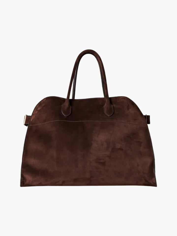 Women's Luxurious Suede Shopper-Bag – Roomy and Structured 1