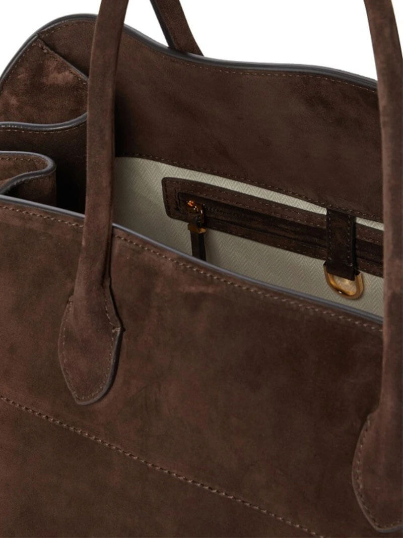 Women's Luxurious Suede Shopper-Bag – Roomy and Structured 13