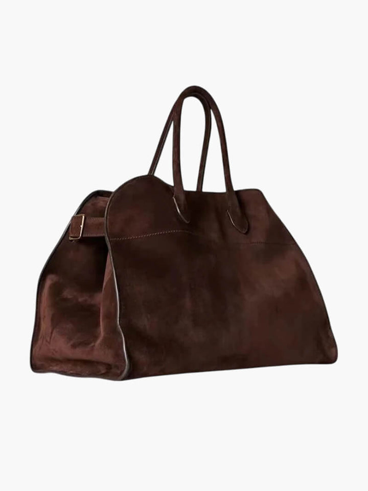 Women's Luxurious Suede Shopper-Bag – Roomy and Structured 14