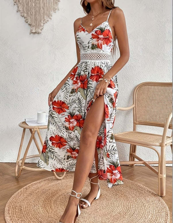Womens_Maxi_Dress_Loose_Fit_with_Botanical_Print_2