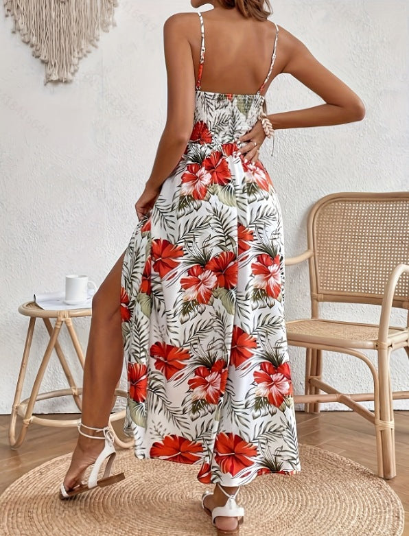 Womens_Maxi_Dress_Loose_Fit_with_Botanical_Print_3