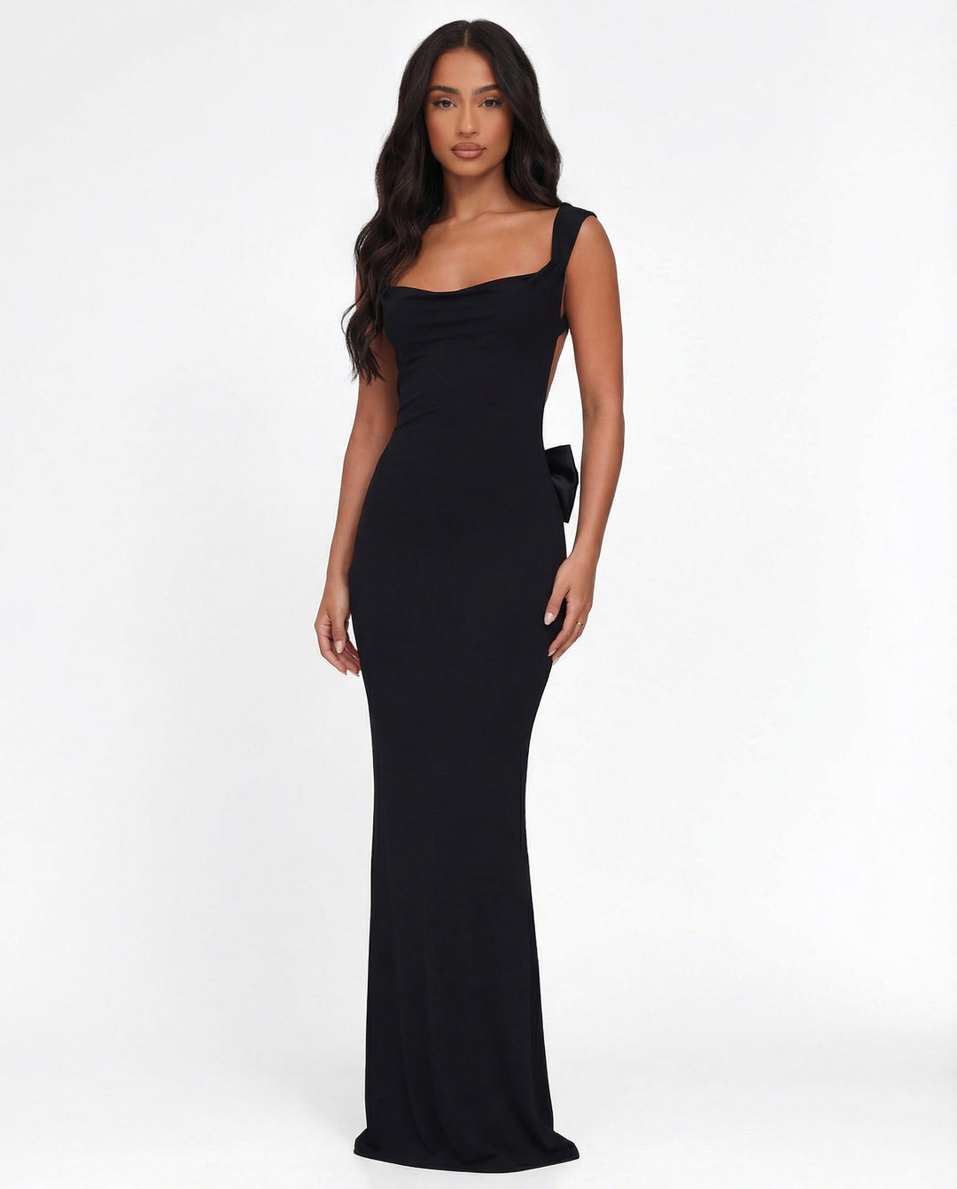 Womens_Maxi_Dress_Sleek_Sculpting_Backless_Tie_Detail_5
