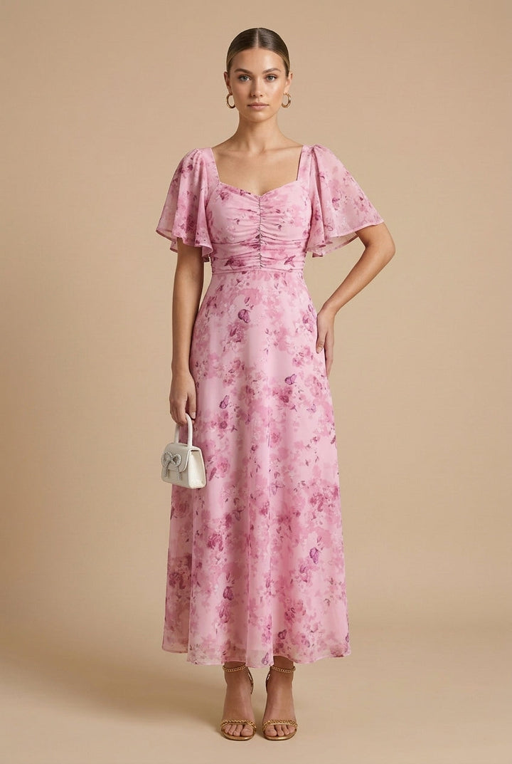 Womens_Maxi_Dress_Square_neckline_with_floral_pattern_and_flounce_7
