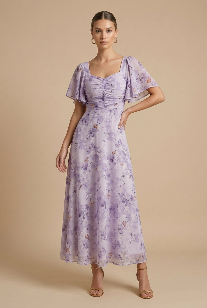 Womens_Maxi_Dress_Square_neckline_with_floral_pattern_and_flounce_8