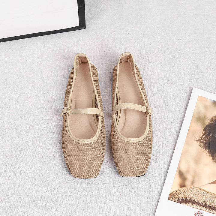 Womens_Mesh_Mary_Jane_Flats_Square_Toe_with_Buckle_Strap_6
