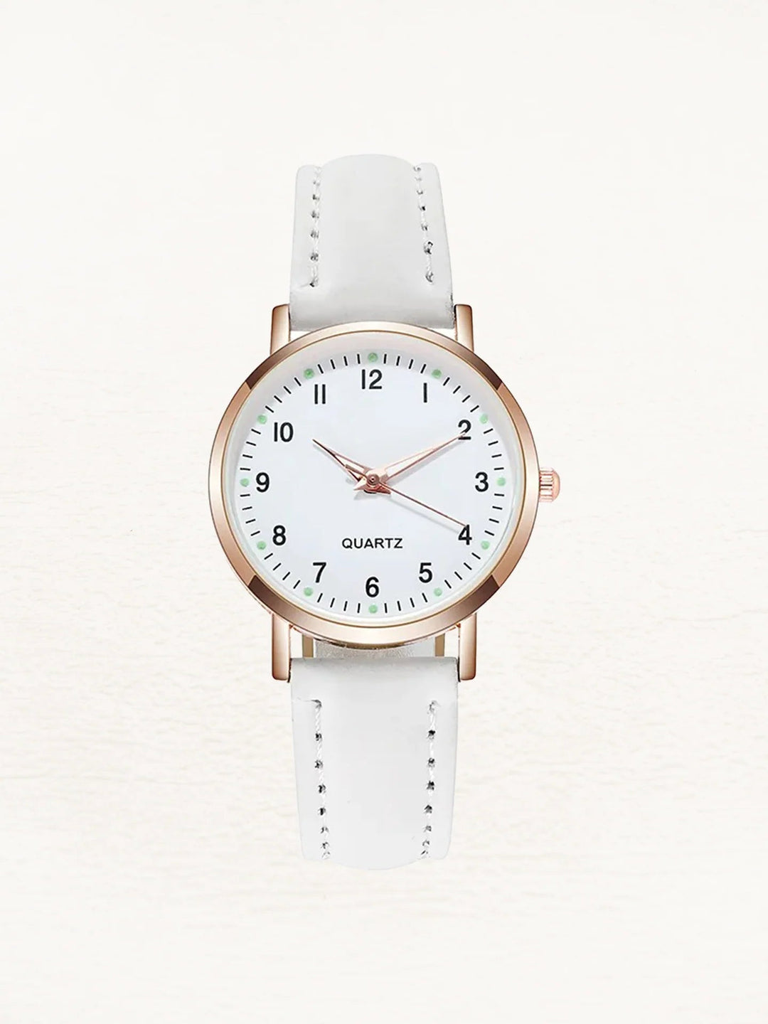 Women's Minimalist Wristwatch – With a Round Dial and a Soft Leather Watch Band 3