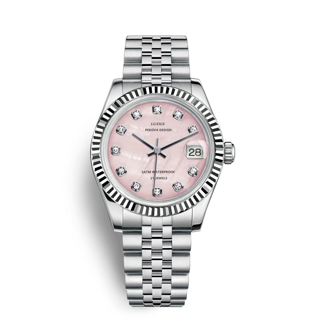 Women's Noble Stainless Steel Wristwatch – With Classic Design 6