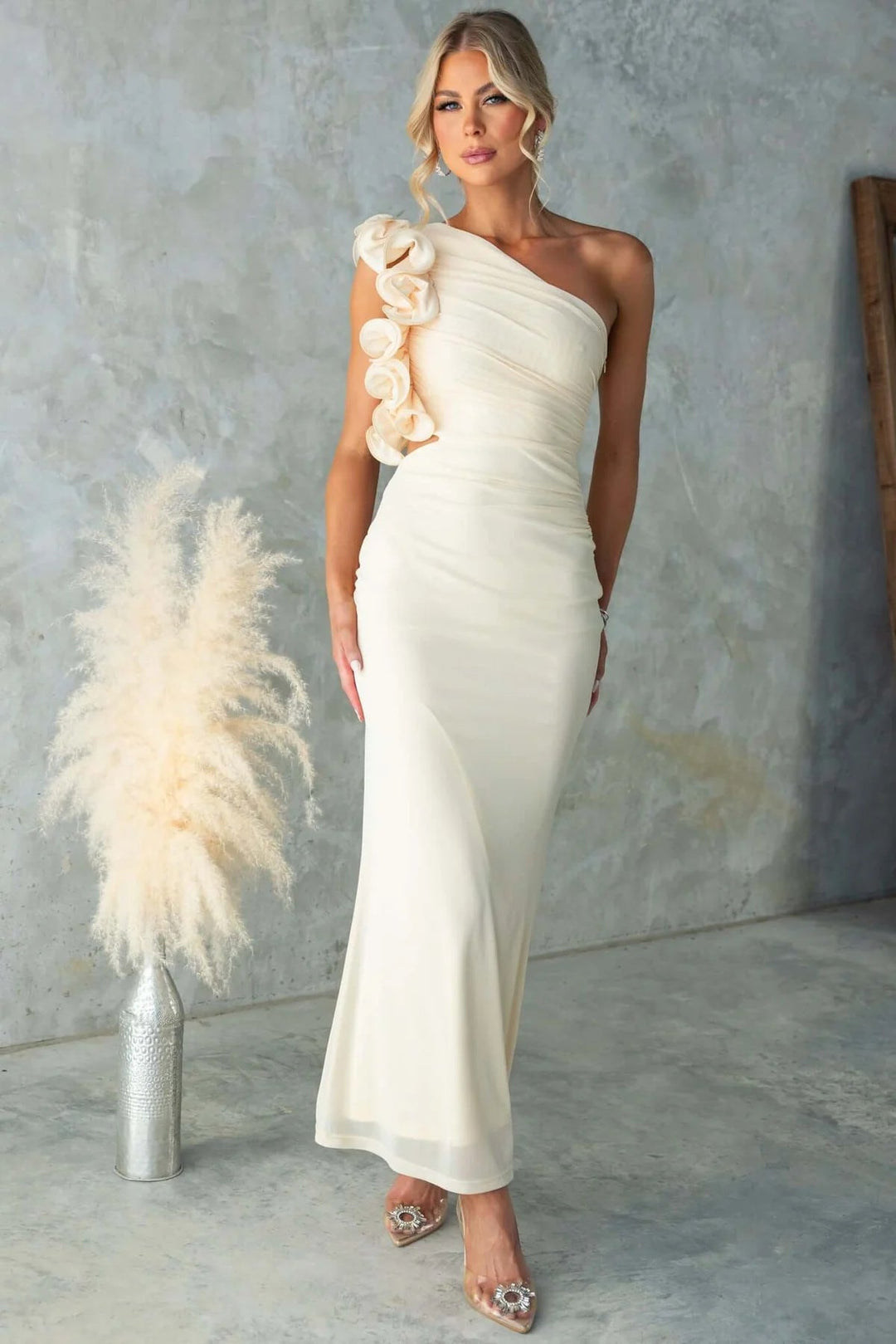 Womens_One_Shoulder_Wedding_Guest_Maxi_Dress_Ruffled_12