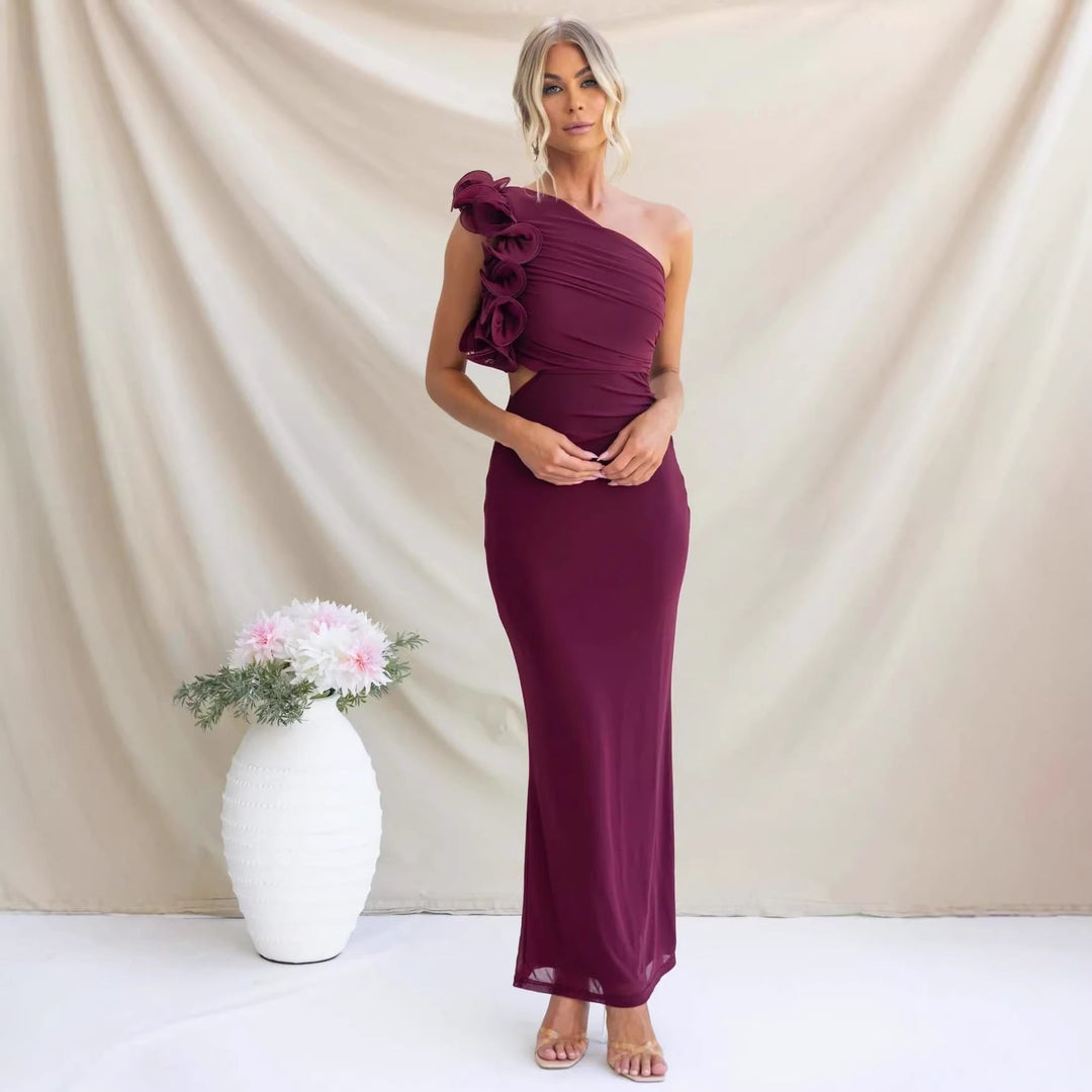 Womens_One_Shoulder_Wedding_Guest_Maxi_Dress_Ruffled_3