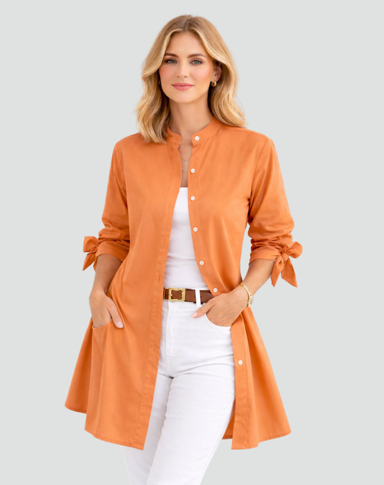 Womens_Oversize_Blouse_Long_Cut_with_Sleeve_Tie_Details_10