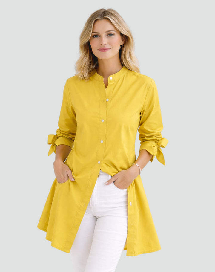 Womens_Oversize_Blouse_Long_Cut_with_Sleeve_Tie_Details_13