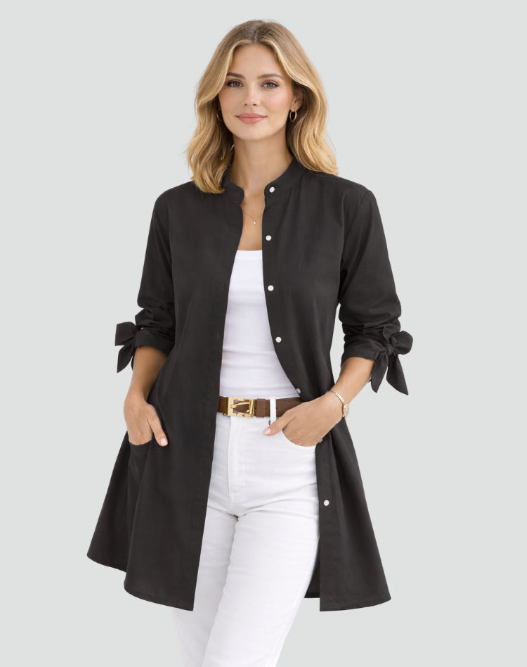 Womens_Oversize_Blouse_Long_Cut_with_Sleeve_Tie_Details_7
