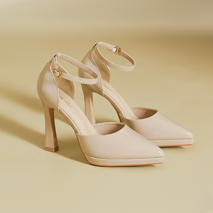 Womens_Patent_Pumps_Pointed_Toe_with_Ankle_Strap_and_Block_Heel_5