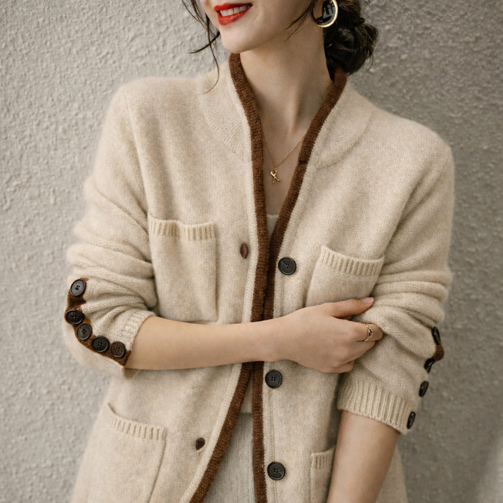 Womens_Plush_Knit_Sweater_Loose_Draped_Fit_with_Button_Cuffs_1
