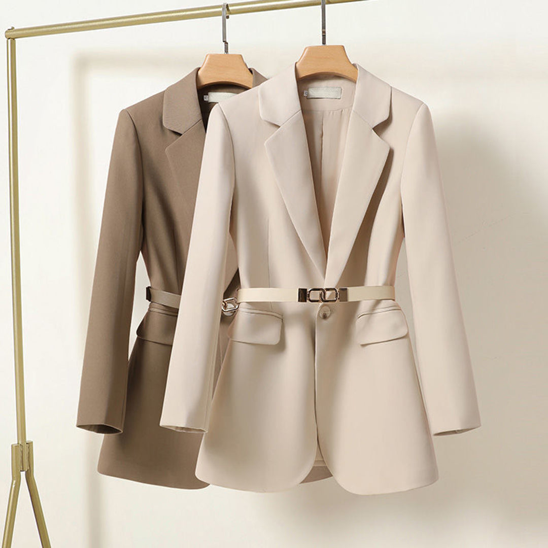 Womens_Polished_Blazer_Long_with_Belt_and_Quality_Materials_2