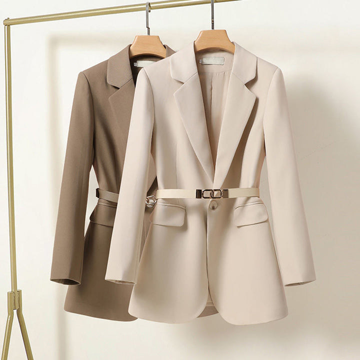 Womens_Polished_Blazer_Long_with_Belt_and_Quality_Materials_2