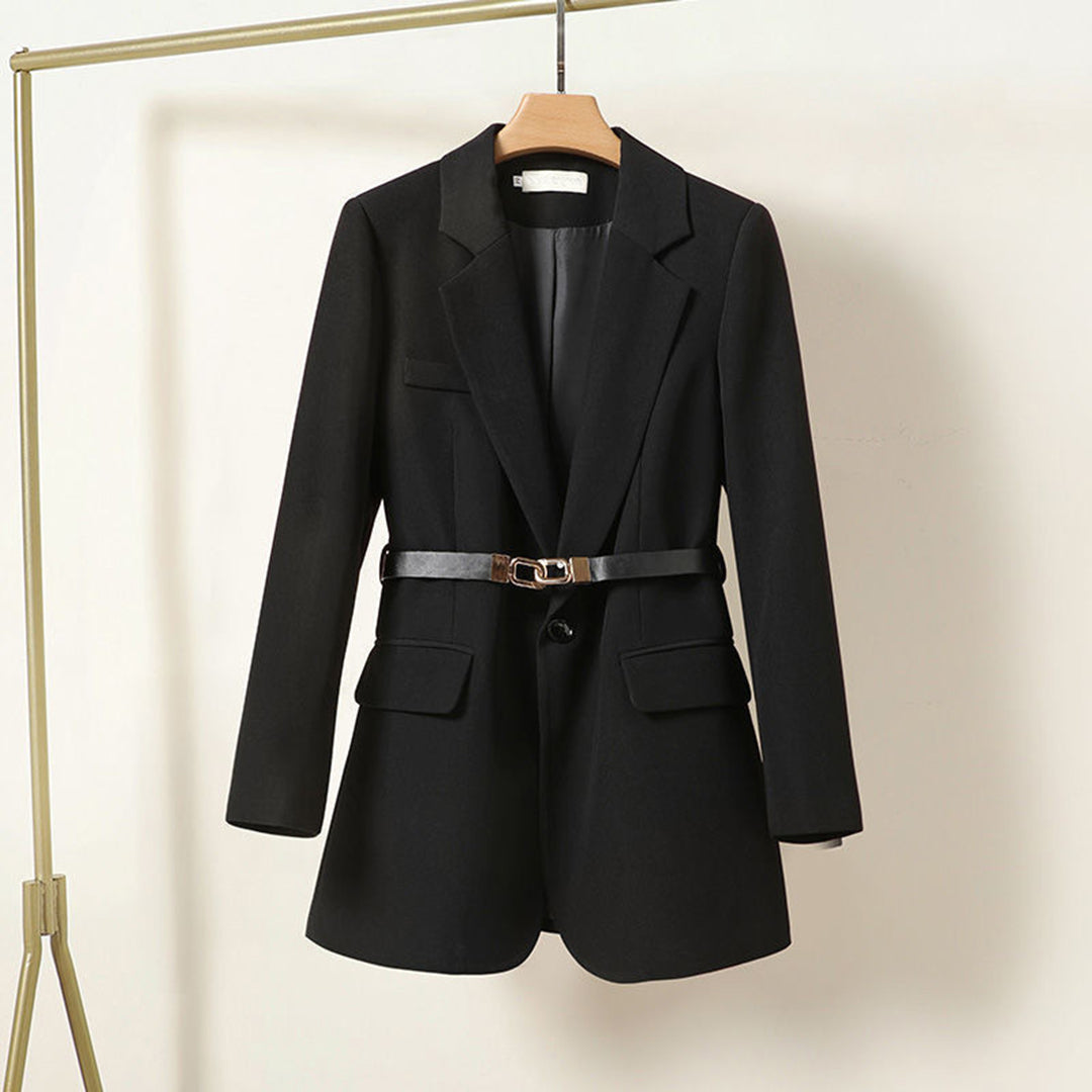 Womens_Polished_Blazer_Long_with_Belt_and_Quality_Materials_8