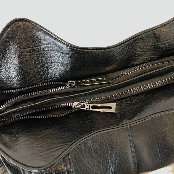 Women's Practical Shoulder Bag – With Noble Leather Optic and Much Storage Space 15