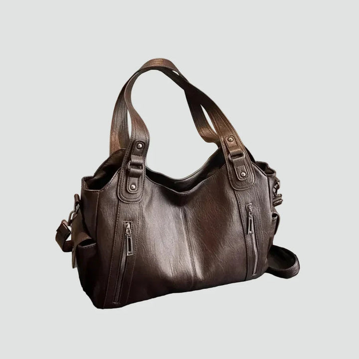 Women's Practical Shoulder Bag – With Noble Leather Optic and Much Storage Space 4