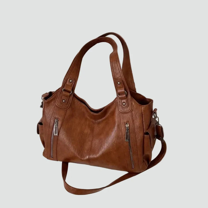 Women's Practical Shoulder Bag – With Noble Leather Optic and Much Storage Space 8