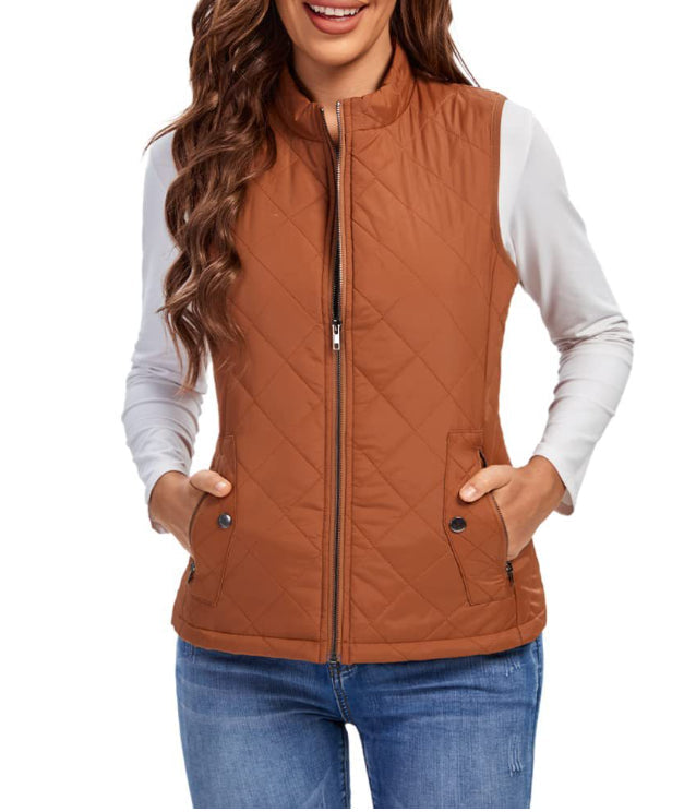 Womens_Quilted_Vest_With_Front_Zipper_and_Stand_Collar_7