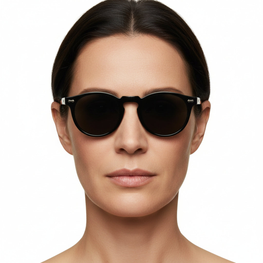 Women's Retro Round Sunglasses – UV400 Protection for Bright Sun 2