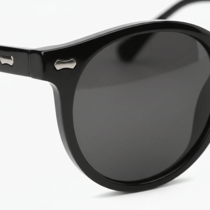 Women's Retro Round Sunglasses – UV400 Protection for Bright Sun 5