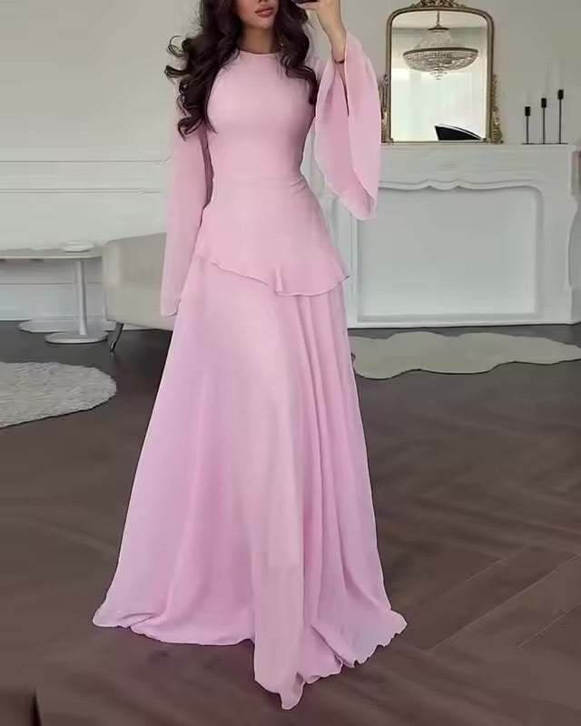 Womens_Romantic_Tiered_Wedding_Guest_Maxi_Dress_With_Trumpet_1
