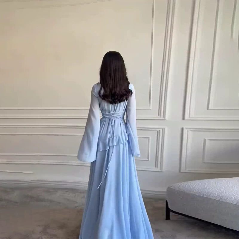 Womens_Romantic_Tiered_Wedding_Guest_Maxi_Dress_With_Trumpet_3