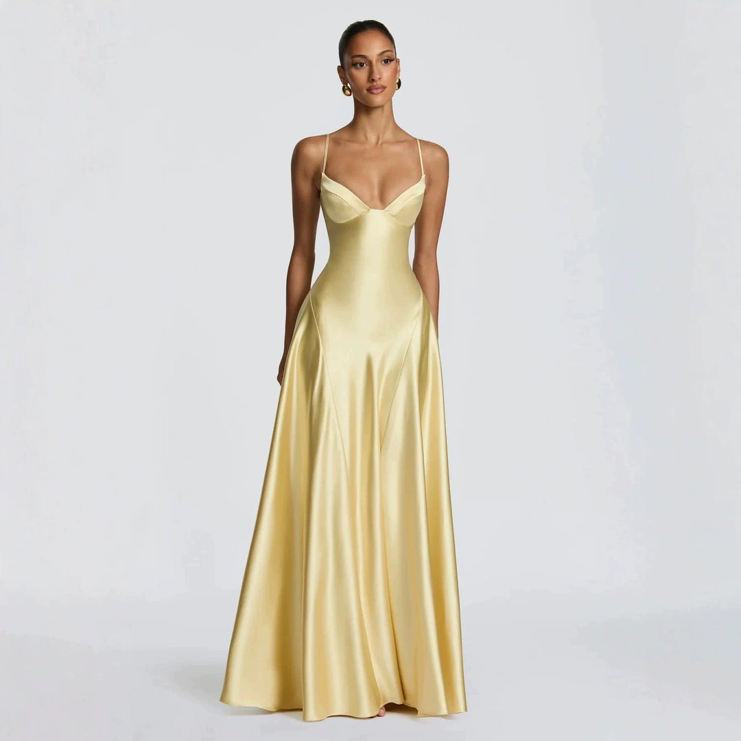 Womens_Satin_Maxi_Dress_Elegant_with_delicate_spaghetti_straps_1