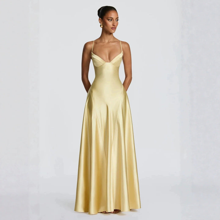 Womens_Satin_Maxi_Dress_Elegant_with_delicate_spaghetti_straps_3