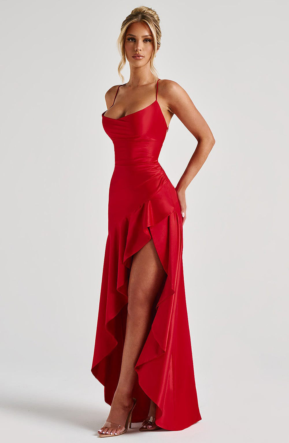 Womens_Satin_Maxi_Dress_Special_Occasion_Waterfall_Neckline_15