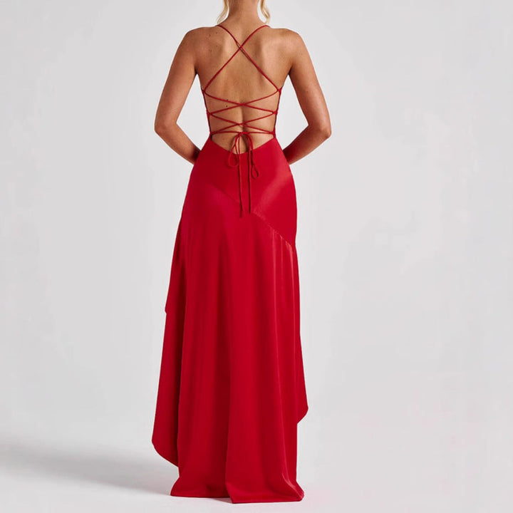 Womens_Satin_Maxi_Dress_Special_Occasion_Waterfall_Neckline_2