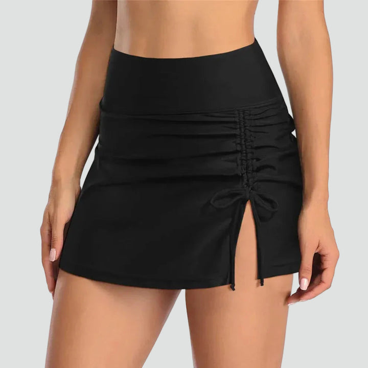 Womens_Sculpting_Swim_Skirt_High_Waisted_with_Ruching_1