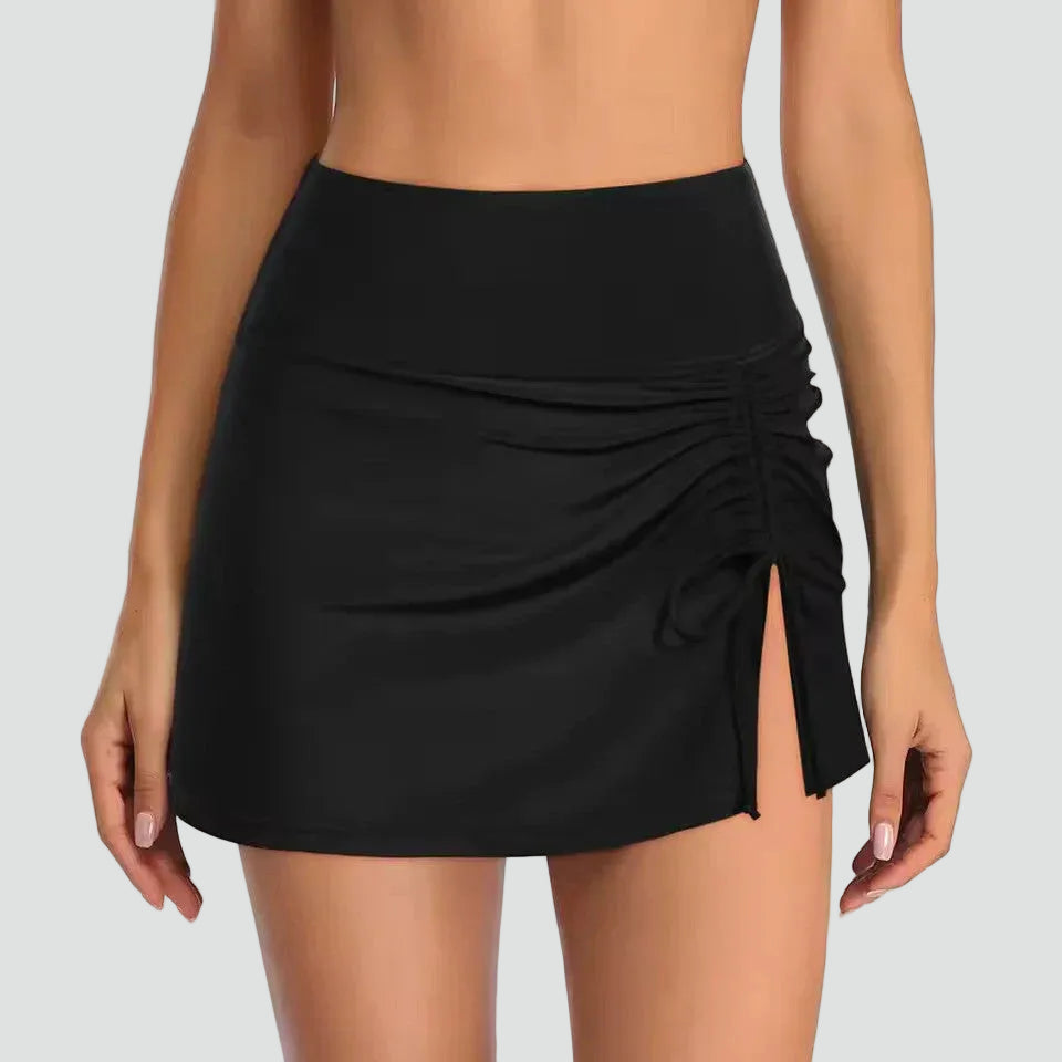 Womens_Sculpting_Swim_Skirt_High_Waisted_with_Ruching_2