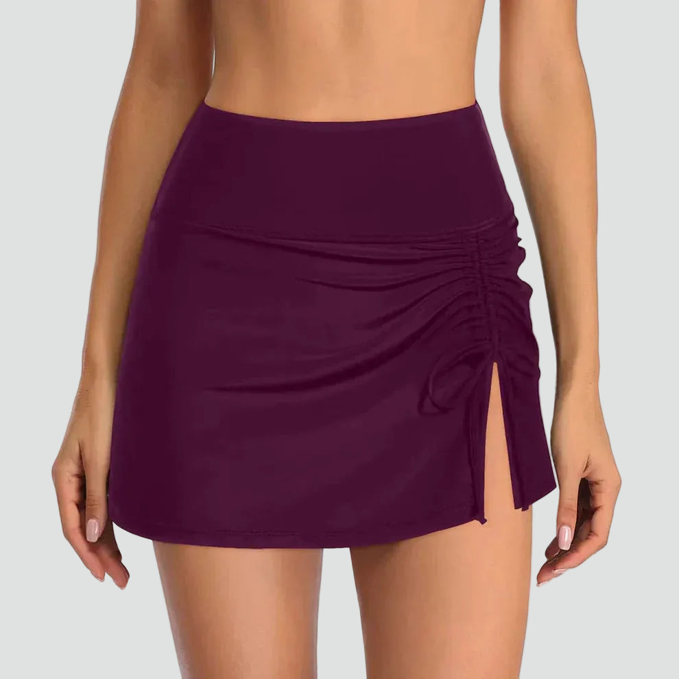 Womens_Sculpting_Swim_Skirt_High_Waisted_with_Ruching_7
