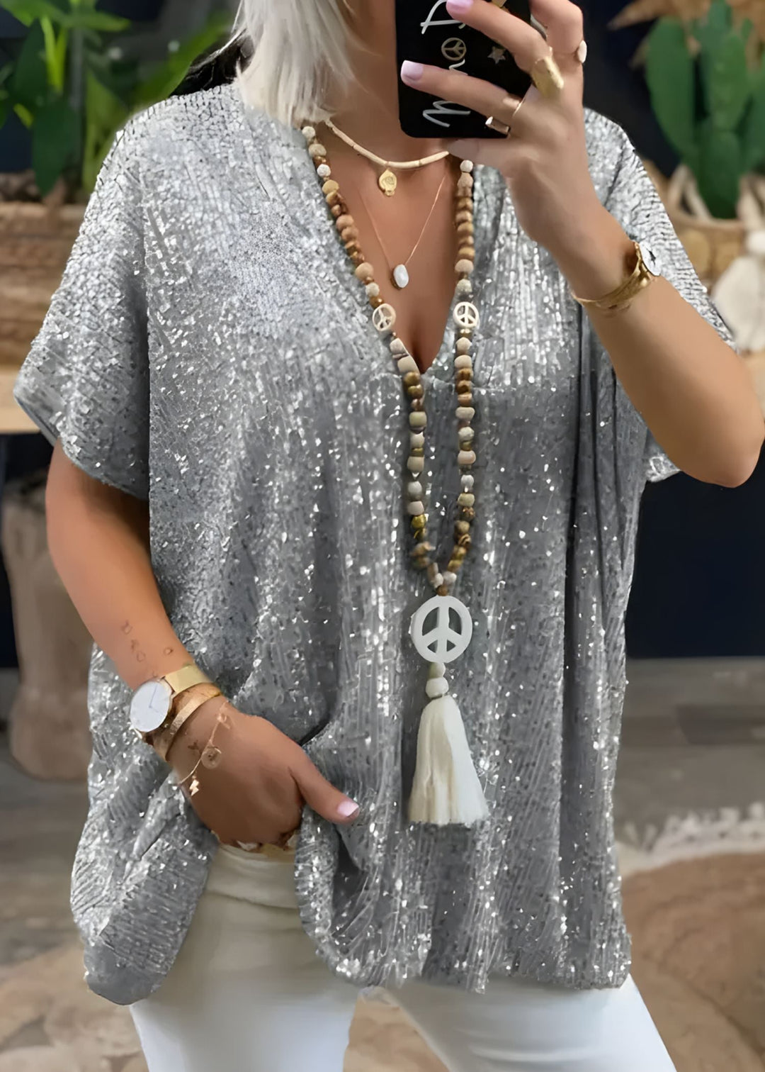 Womens_Sequin_Tunic_Top_V_Neck_Loose_Fit_Short_Sleeve_5