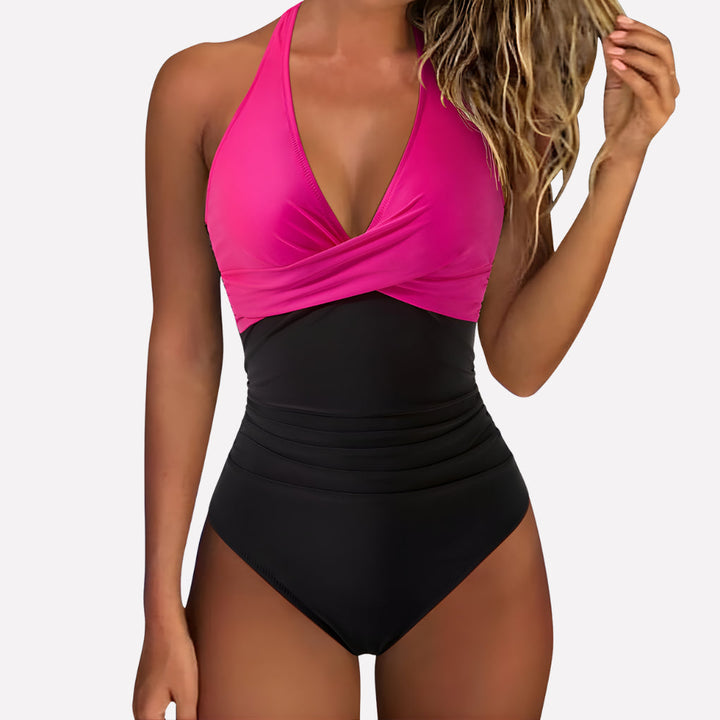 Womens_Shaping_Swimsuit_Halterneck_with_V_Neck_2
