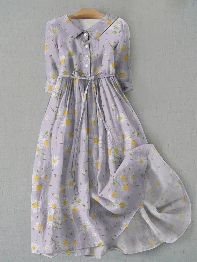 Womens_Shirt_Dress_Garden_Floral_Tie_Waist_3