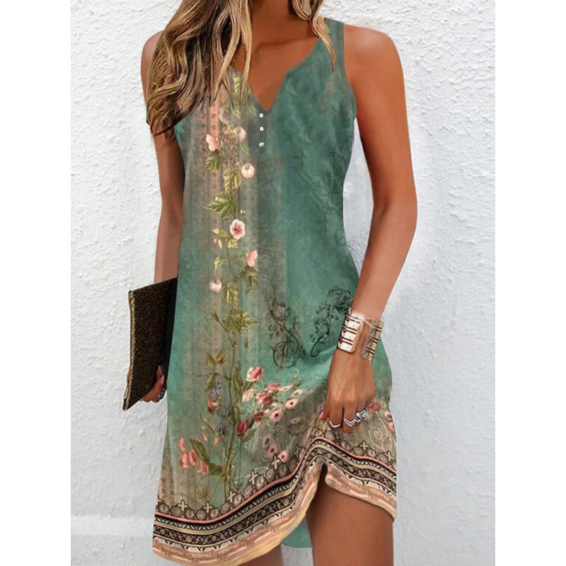 Womens_Sleeveless_Mini_Dress_Comfortable_relaxed_fit_1